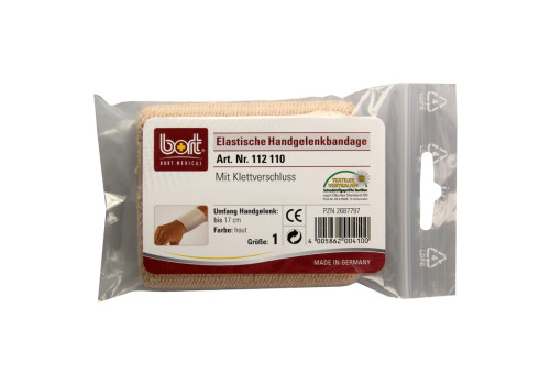 BORT Handgelenkbandage m.Klettverschl.Gr.1 haut (PZN 2687797)