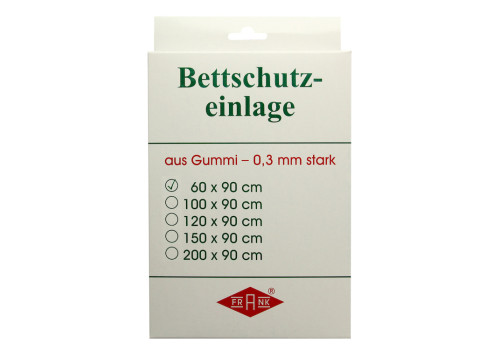 BETTEINLAGE Gummiplatte 0,3 mm 60x90 cm weiß (PZN 3173818)
