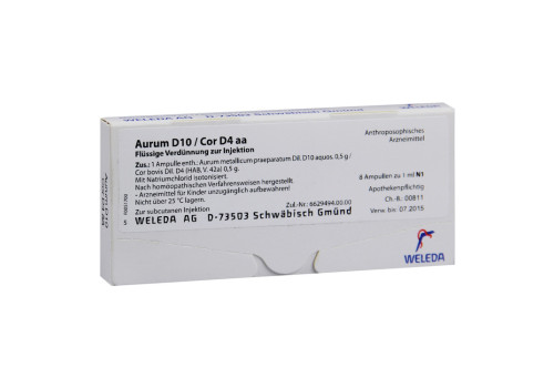 AURUM D 10/Cor D 4 aa Ampullen (PZN 1619115)