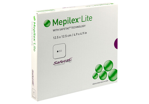 MEPILEX Lite Schaumverband 12,5x12,5 cm steril (PZN 3642727)