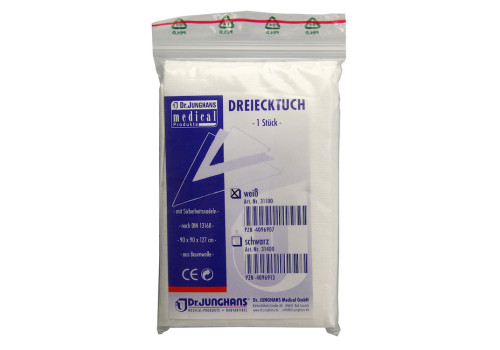 DREIECKTUCH rohweiß 90x90x127 31100 (PZN 4096907)