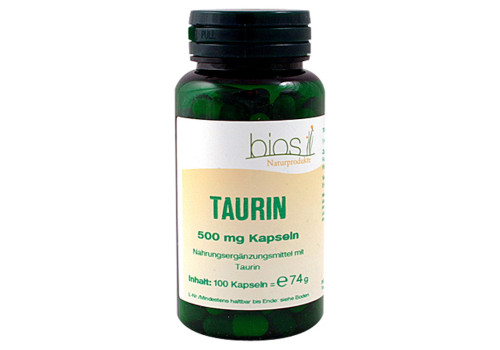 TAURIN 500 mg Bios Kapseln (PZN 4923405)