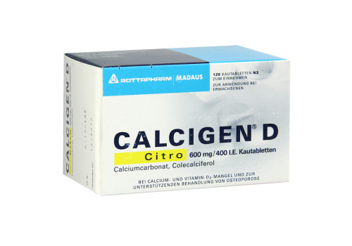 CALCIGEN D Citro 600mg/400 I.E. (PZN 7630508)