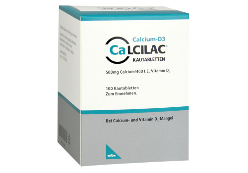 Calcilac 500mg/400 I.E. (PZN 9526637)
