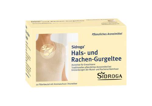 SIDROGA Hals- und Rachen-Gurgeltee Filterbeutel (PZN 8871214)
