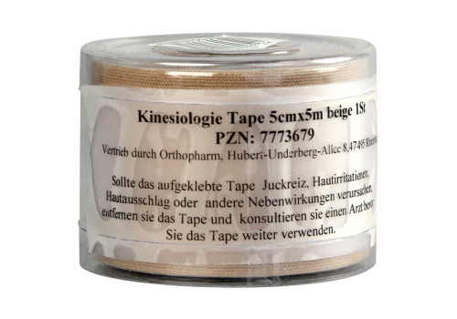 KINESIOLOGIE Tape 5 cmx5 m beige (PZN 7773679)