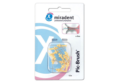MIRADENT Interd.Pic-Brush Ersatzb.x-fein gelb (PZN 841225)