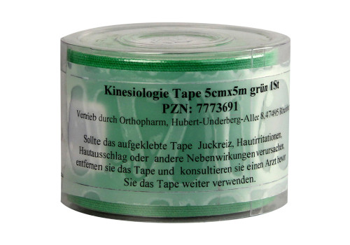 KINESIOLOGIE Tape 5 cmx5 m grün (PZN 7773691)