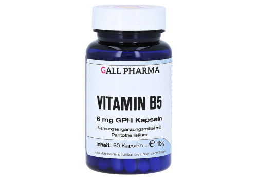 VITAMIN B5 6 mg GPH Kapseln (PZN 9323271)