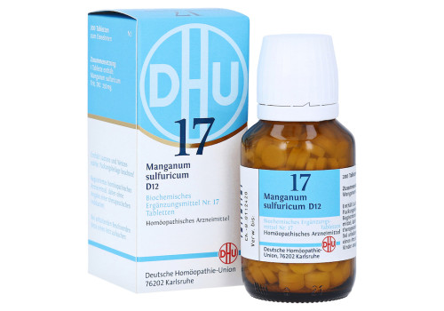 BIOCHEMIE DHU 17 Manganum sulfuricum D 12 Tabl. (PZN 2581225)