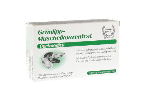 GRÜNLIPPMUSCHEL KONZENTRAT Kapseln (PZN 260215)