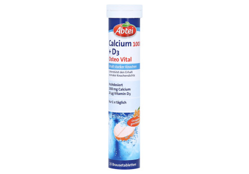 Abtei Calcium 1.000 + D3 Osteo Vital Brausetabletten (PZN 11596958)
