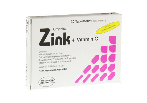 ZINK ORGANISCH+Vitamin C Tabletten (PZN 4631559)