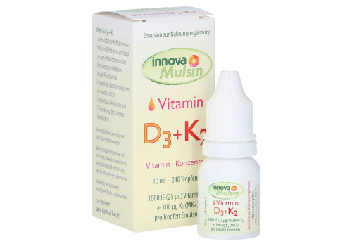 INNOVA Mulsin Vitamin D3+K2 Emulsion (PZN 14137978)
