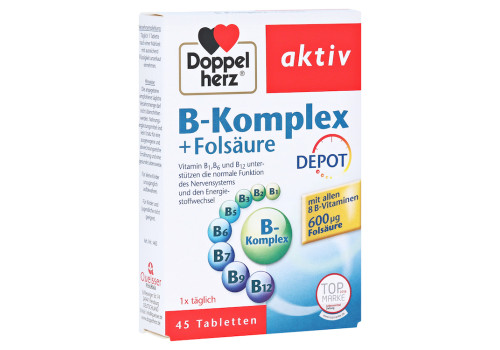 Doppelherz aktiv B-Komplex + Folsäure Depot (PZN 7189437)