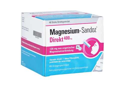 MAGNESIUM SANDOZ Direkt 400 mg Sticks (PZN 14210072)