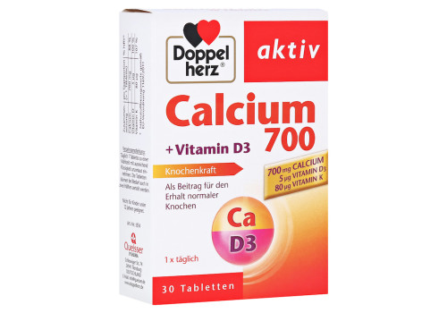 Doppelherz aktiv Calcium 700 + Vitamin D3 (PZN 11346368)