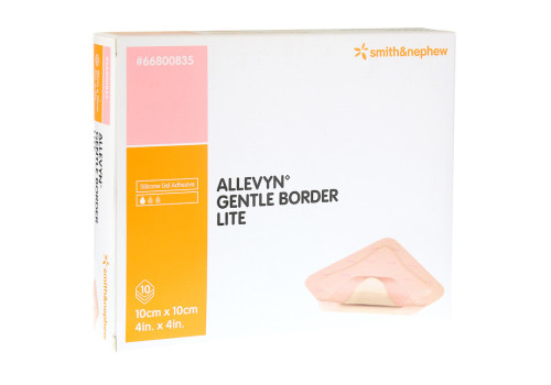 ALLEVYN Gentle Border Lite 10x10 cm Schaumverb. (PZN 1620207)