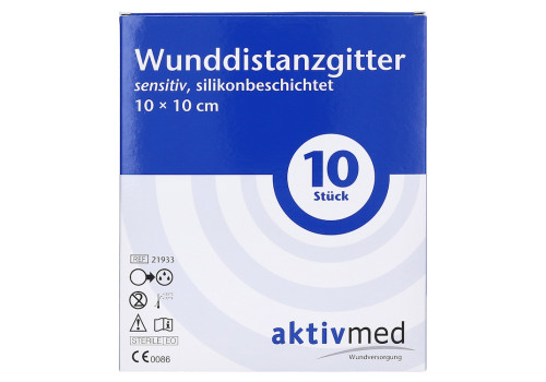 AKTIVMED Wunddistanzgitter sens.silikonb.10x10 cm (PZN 10546728)