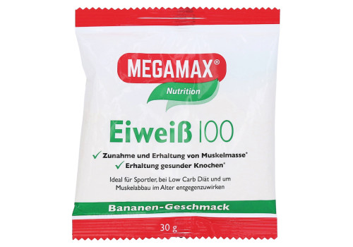 Eiweiss 100 Banane Megamax Pulver (PZN 9198050)