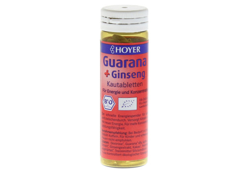 HOYER Guarana & Ginseng Kautabletten (PZN 5567556)