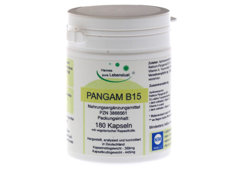 PANGAM Vitamin B15 Vegi Kapseln (PZN 3868561)