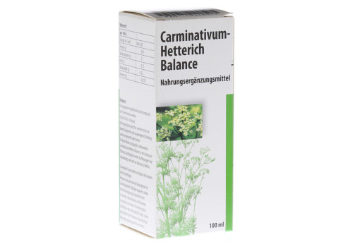 Carminativum Hetterich Balance Tropfen zum Einnehmen (PZN 10346573)