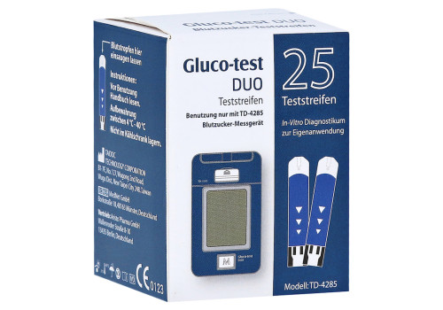 GLUCO TEST DUO Teststreifen (PZN 11563924)