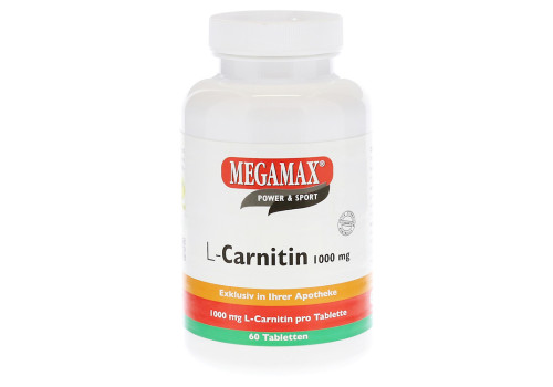 L-CARNITIN 1000 mg Megamax Tabletten (PZN 7707085)