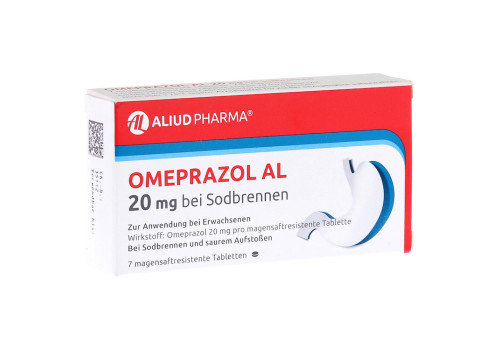 Omeprazol AL 20mg bei Sodbrennen (PZN 7569140)