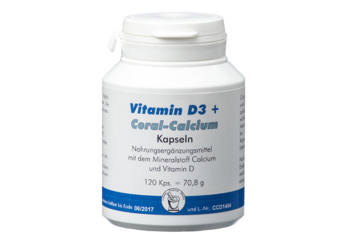 VITAMIN D3+CORAL Calcium Kapseln (PZN 6075387)