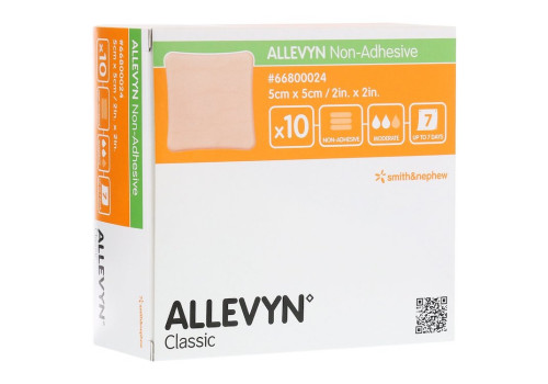 ALLEVYN non Adhesive 5x5 cm Wundverband (PZN 9694257)