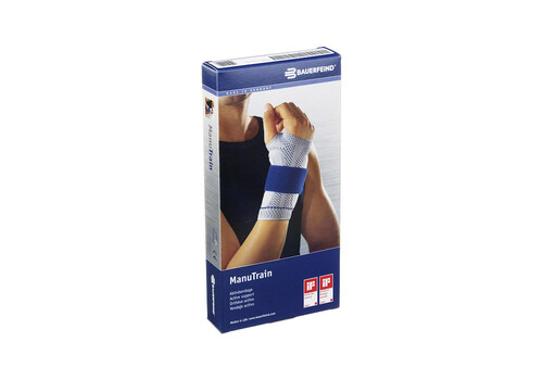 MANUTRAIN Handgelenkbandage rechts Gr.5 titan (PZN 1285938)