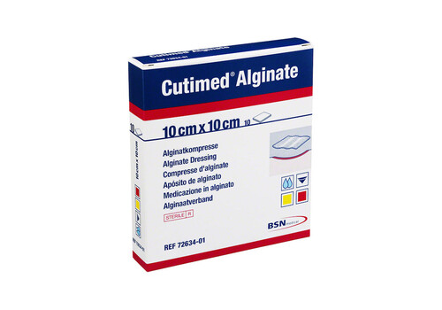 CUTIMED Alginate Alginatkompressen 10x10 cm (PZN 1179082)