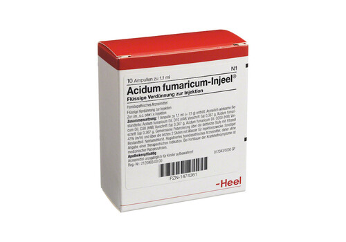 ACIDUM FUMARICUM INJEEL Ampullen (PZN 1474361)