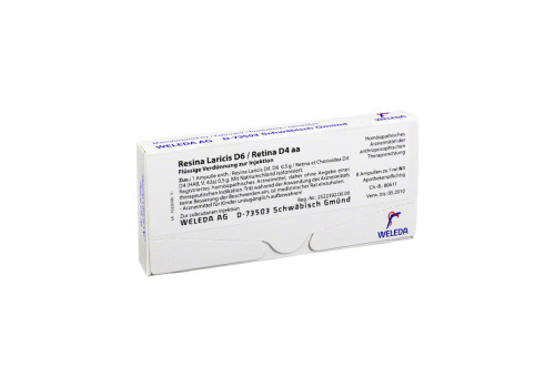 RESINA LARICIS D 6/Retina D 4 aa Ampullen – PZN 2131060 (PZN 2131060)
