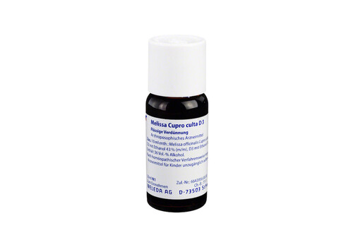 MELISSA CUPRO culta D 3 Dilution (PZN 1613928)
