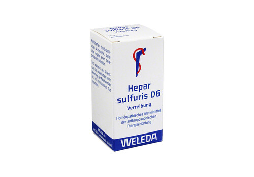 HEPAR SULFURIS D 6 Trituration (PZN 1616312)