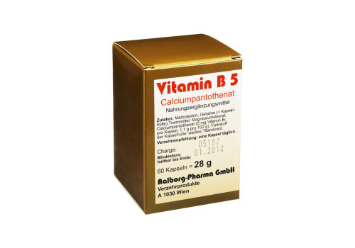 VITAMIN B5 KAPSELN (PZN 876867)