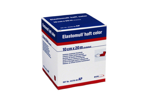 ELASTOMULL haft color 10 cmx20 m Fixierb.rot (PZN 1412590)