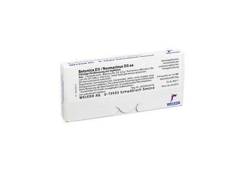 BETONICA D 3/Rosmarinus D 3 Ampullen (PZN 1619635)