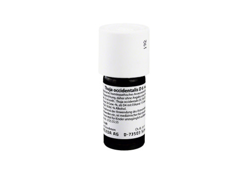 THUJA OCCIDENTALIS D 6 Dilution (PZN 1615152)