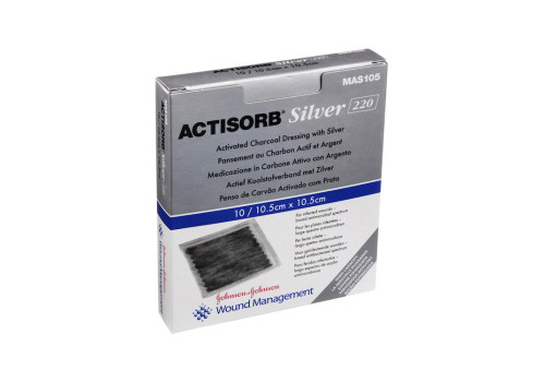 ACTISORB 220 Silver 10,5x10,5 cm steril Kompressen (PZN 1591173)