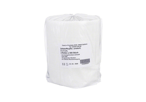 ZELLSTOFFTUPFER 4x5 cm Rolle – PZN 3388921 (PZN 3388921)