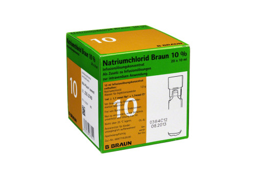NATRIUMCHLORID 10% Braun MPC Infusionslsg.-Konz. – PZN 3158291 (PZN 3158291)