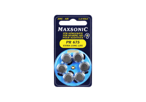 BATTERIEN f.Hörgeräte Maxsonic PR675 – PZN 2195930 (PZN 2195930)