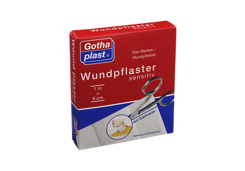 GOTHAPLAST Wundpfl.sensitiv 8 cmx1 m geschnitten – PZN 4951206 (PZN 4951206)