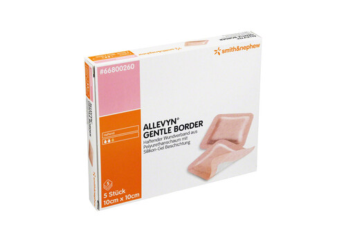 ALLEVYN Gentle Border 10x10 cm Schaumverb. – PZN 6087456 (PZN 6087456)