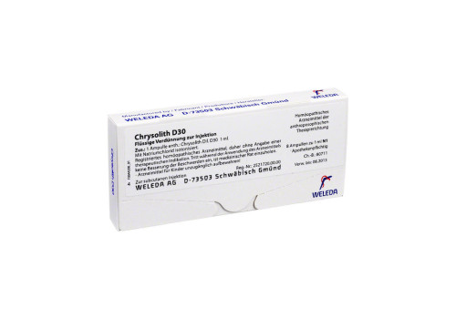 CHRYSOLITH D 30 Ampullen – PZN 7026267 (PZN 7026267)