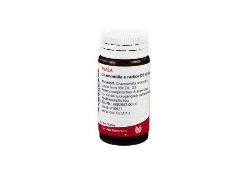 CHAMOMILLA E radice D 3 Globuli – PZN 8785070 (PZN 8785070)